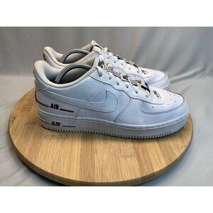 Nike Sneaker Boys 5.5 Air Force 1 Double Air Low White Black